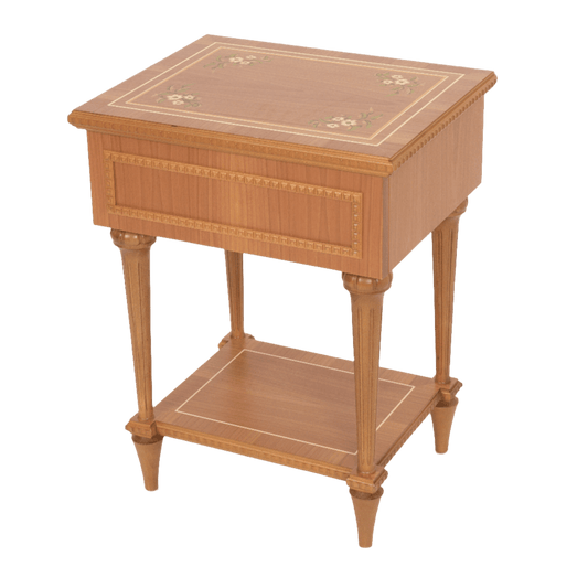 Marquetry Side Table