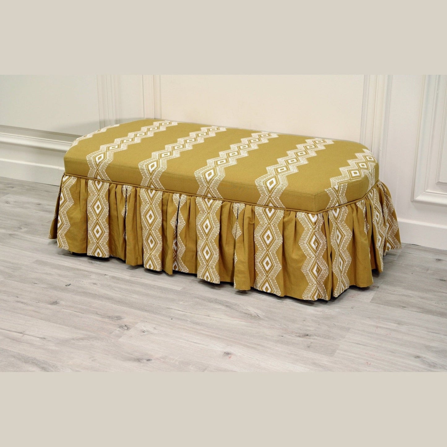 Elongated Octagonal Stool