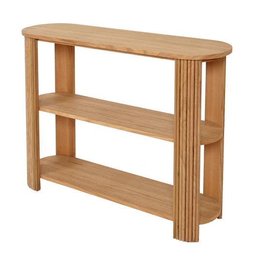 ROBIN RIBBED SHELF CONSOLE