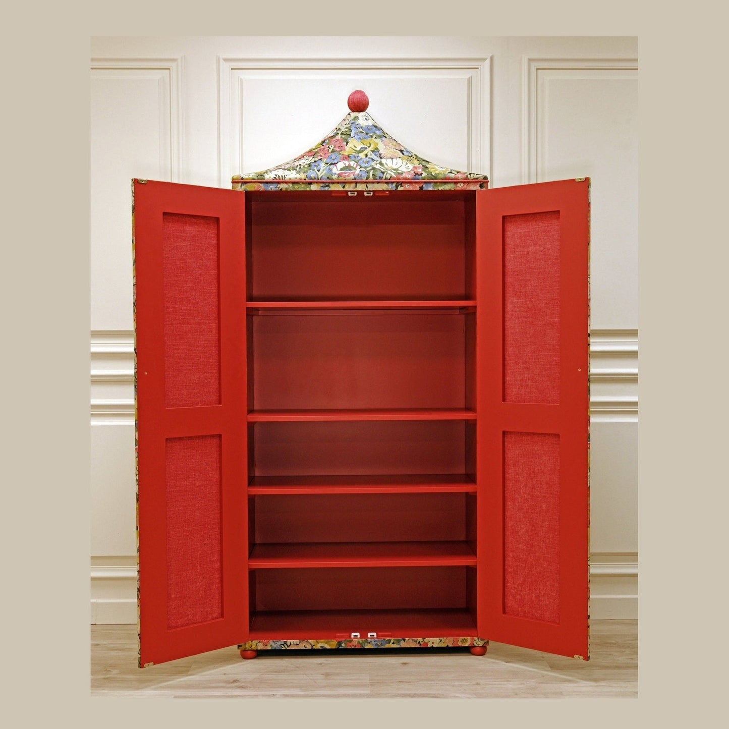 Tented Cupboard with Shelves