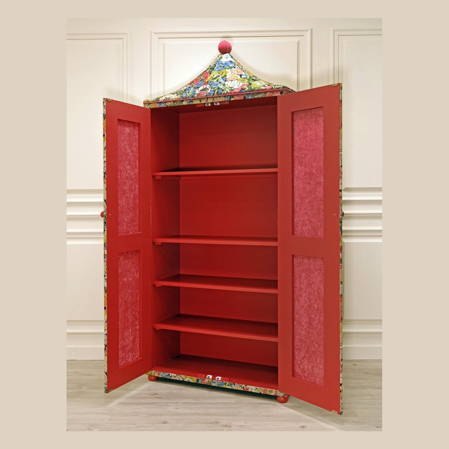 Tented Cupboard with Shelves