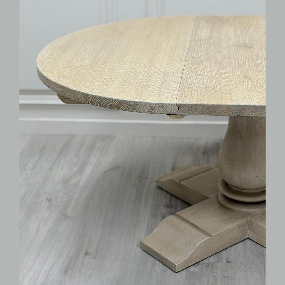 Extendable Solid Ash Dining Table: £1750.00