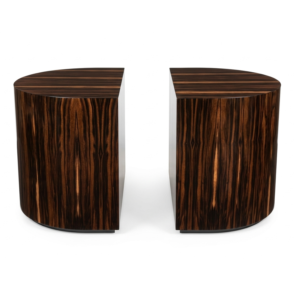 Macassar Ebony Side Tables