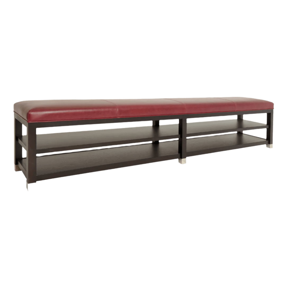 Hailes stool / 6 legs + shelf - HSCP