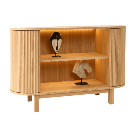 ROBIN RIBBED ROUND DOOR CONSOLE