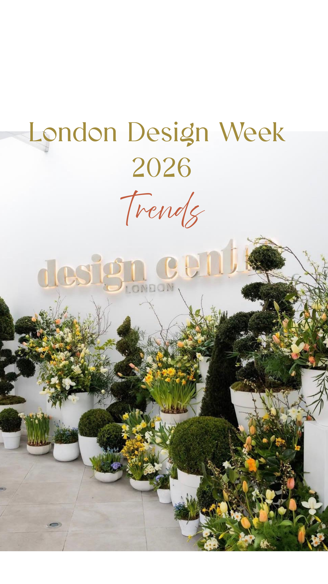 Trending at London Design Week 2026
