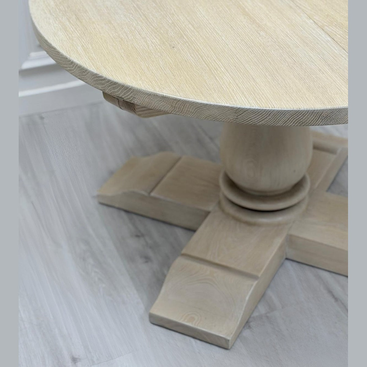 Extendable Solid Ash Dining Table: £1750.00