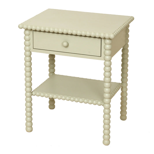Bobbin Bedside Table with Drawer