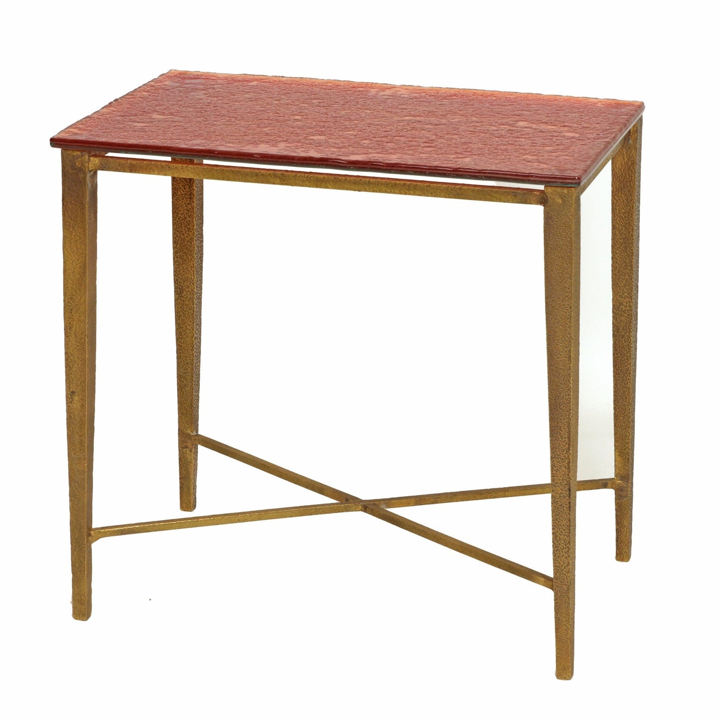 Brass/Glass side table