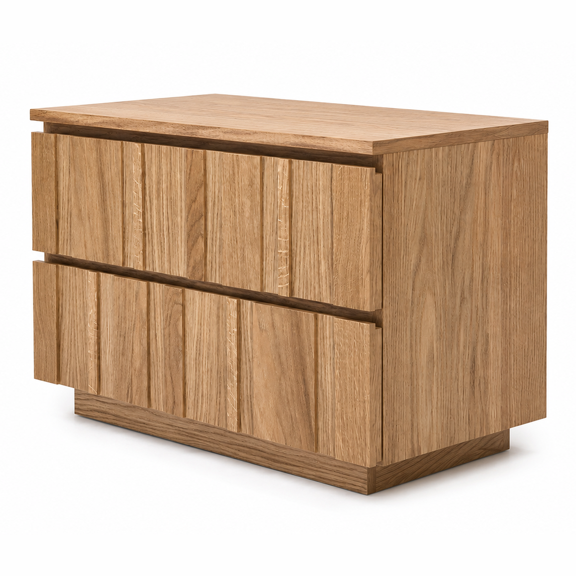 Contemporary Serpentine Bedside Table