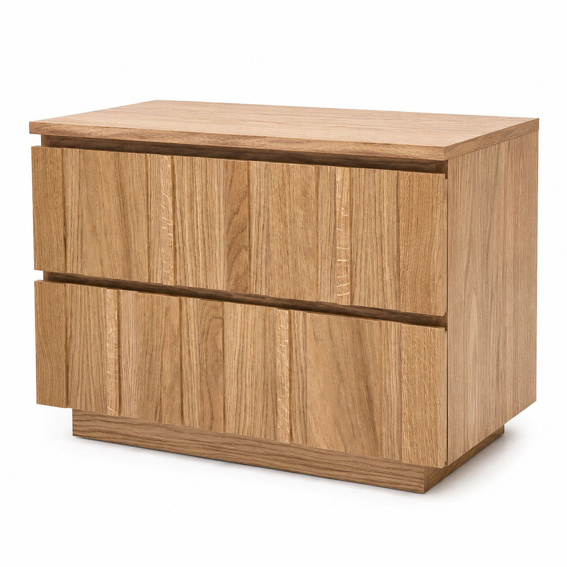Contemporary Serpentine Bedside Table