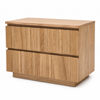 Contemporary Serpentine Bedside Table