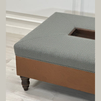 Bespoke Stool with Inset Tray