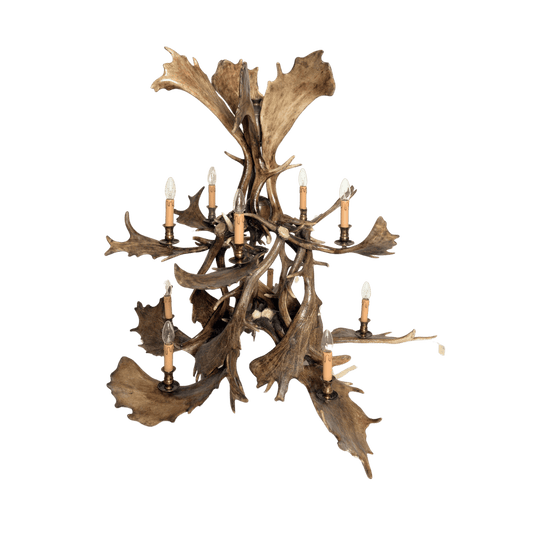 Chandelier - 2 -tier fallow / 10 lights