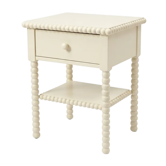 Bobbin Bedside Table with Drawer