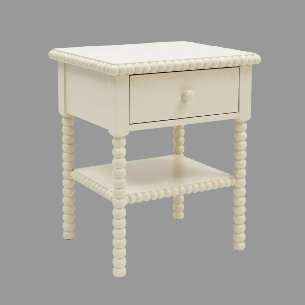 Bobbin Bedside Table with Drawer