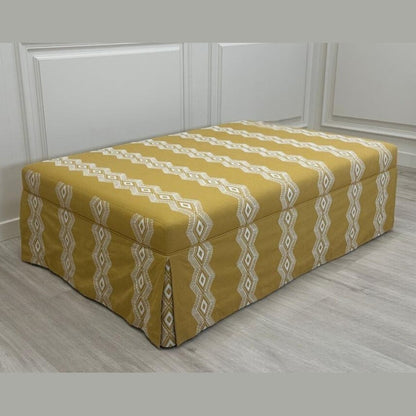 Rectangular Stool with Skirt