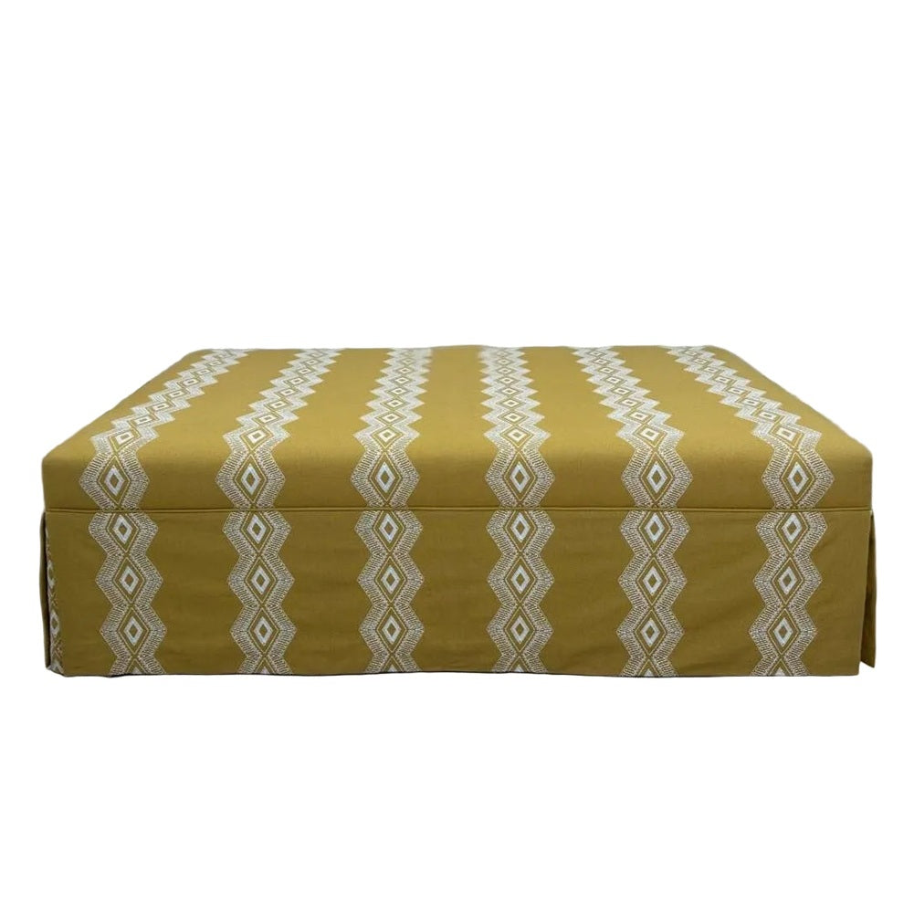 Rectangular Stool with Skirt