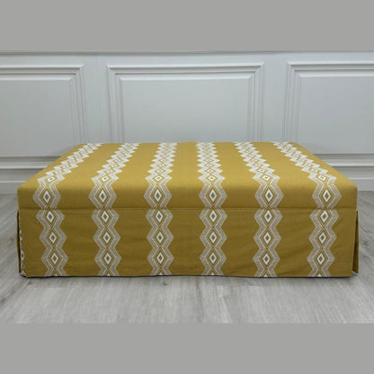 Rectangular Stool with Skirt