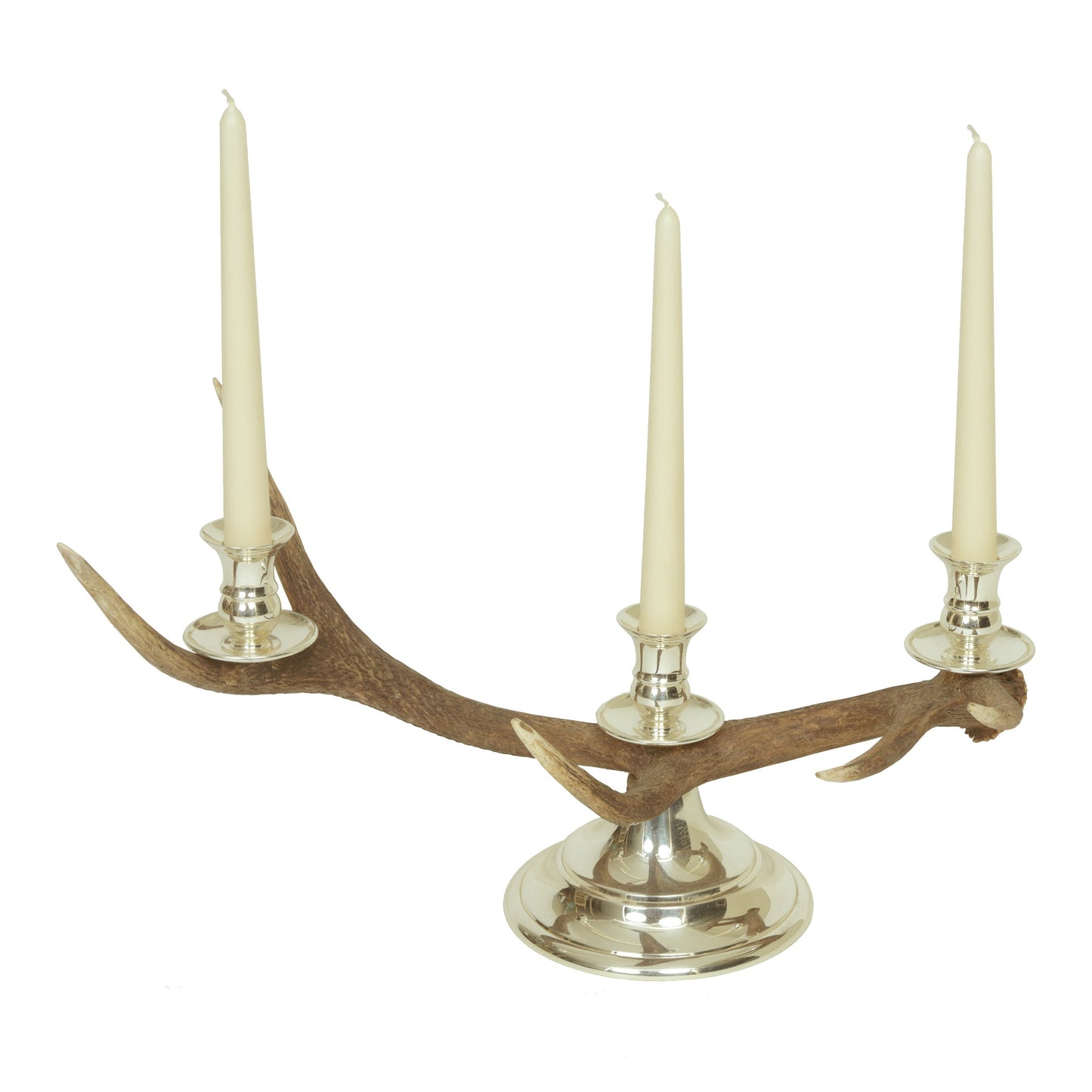 Antler Candlestick Horizontal Red Deer