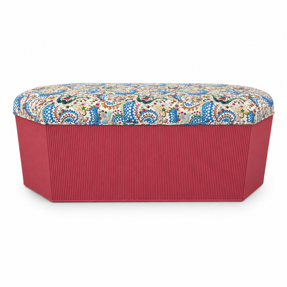 Ribbed ottoman