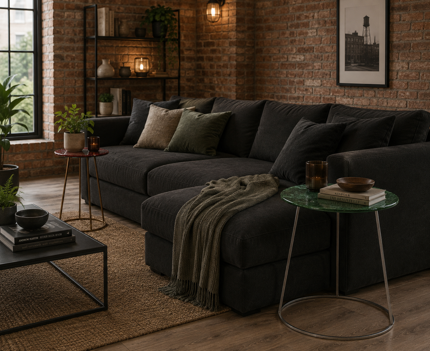 Round Glass Side Tables