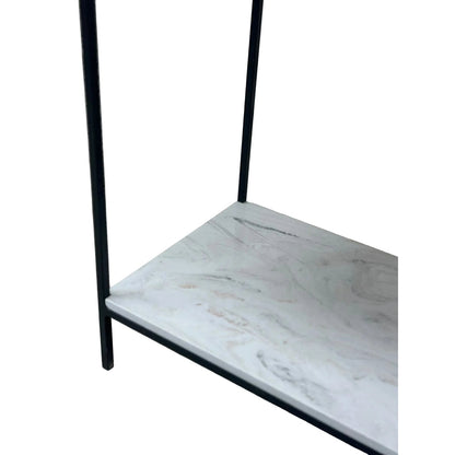 Corian Side Table with Marble Effect: £150.00