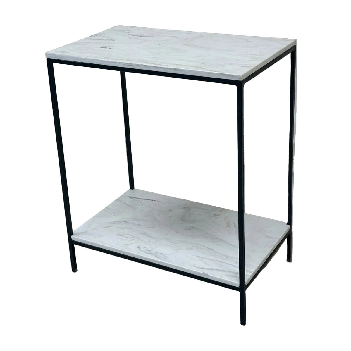 Corian Side Table with Marble Effect: £150.00