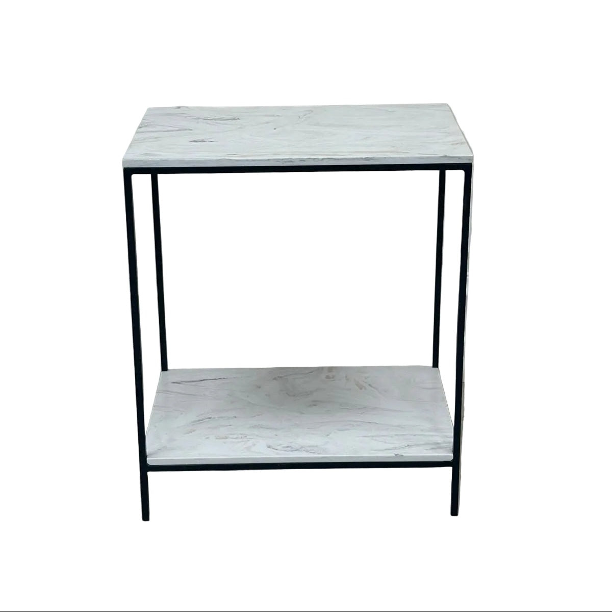 Corian Side Table with Marble Effect: £150.00