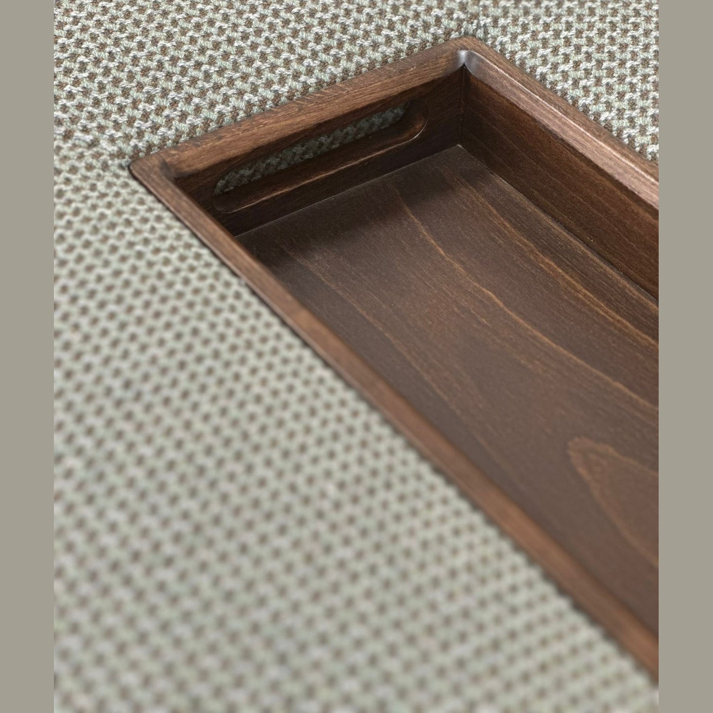 Bespoke Stool with Inset Tray