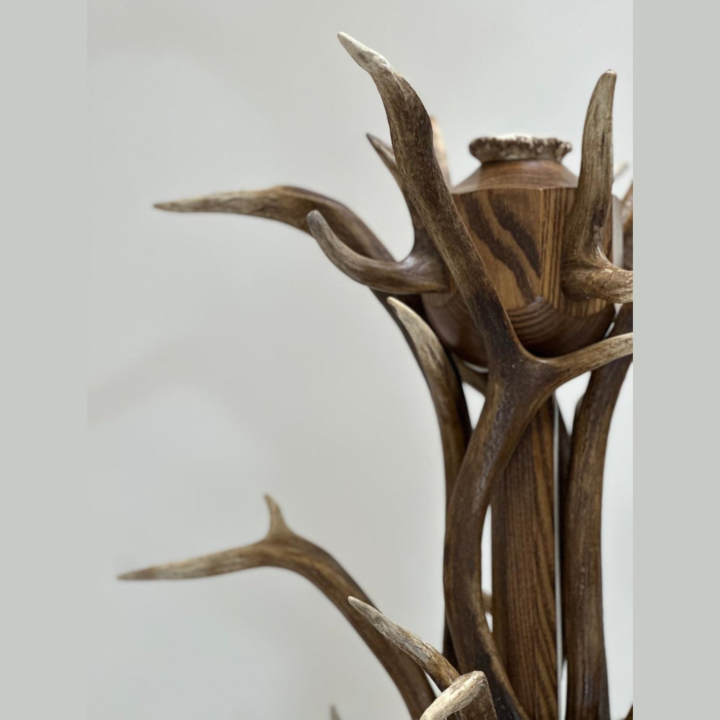 Antler tripod coatstand