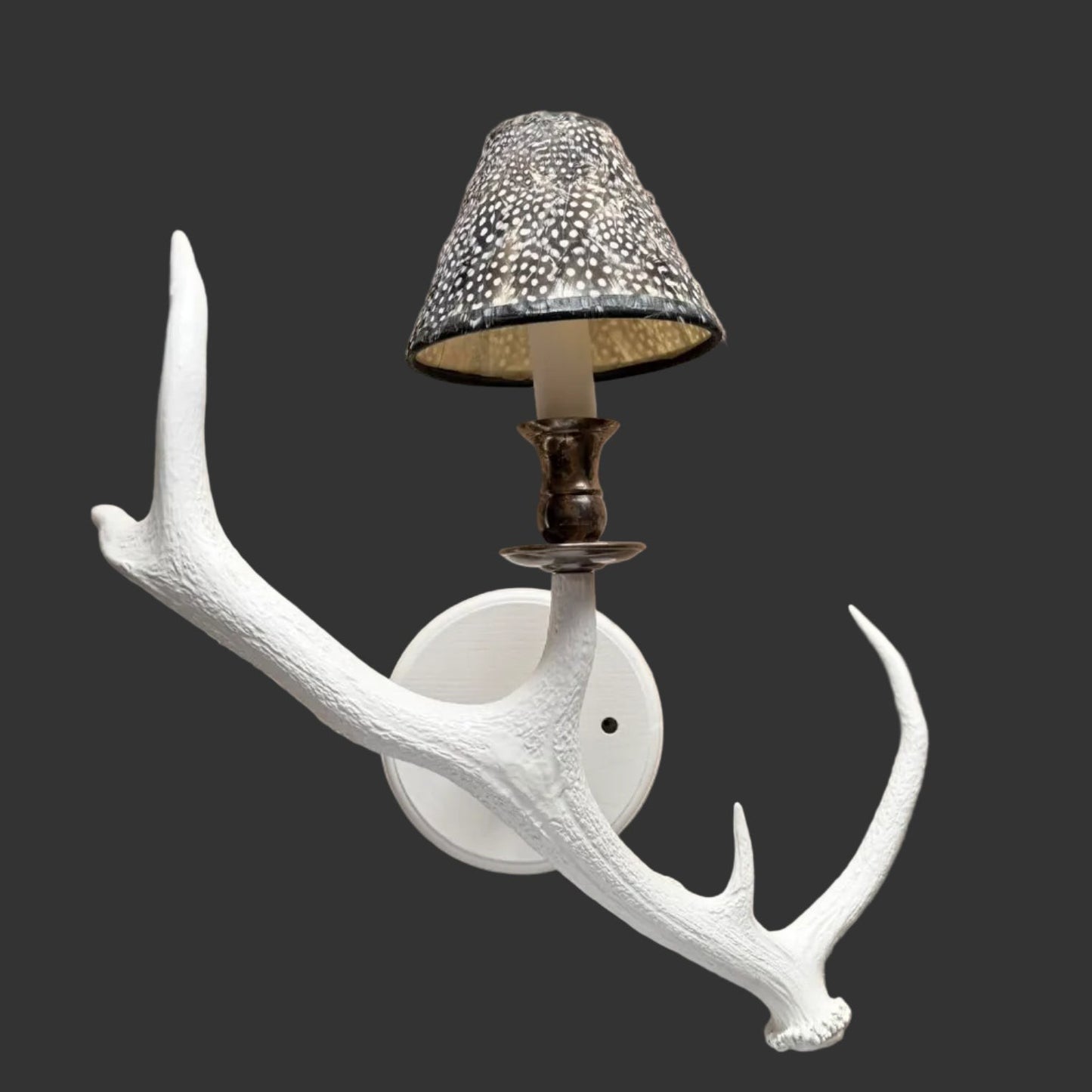 Diagonal Antler Sconce (1 light)