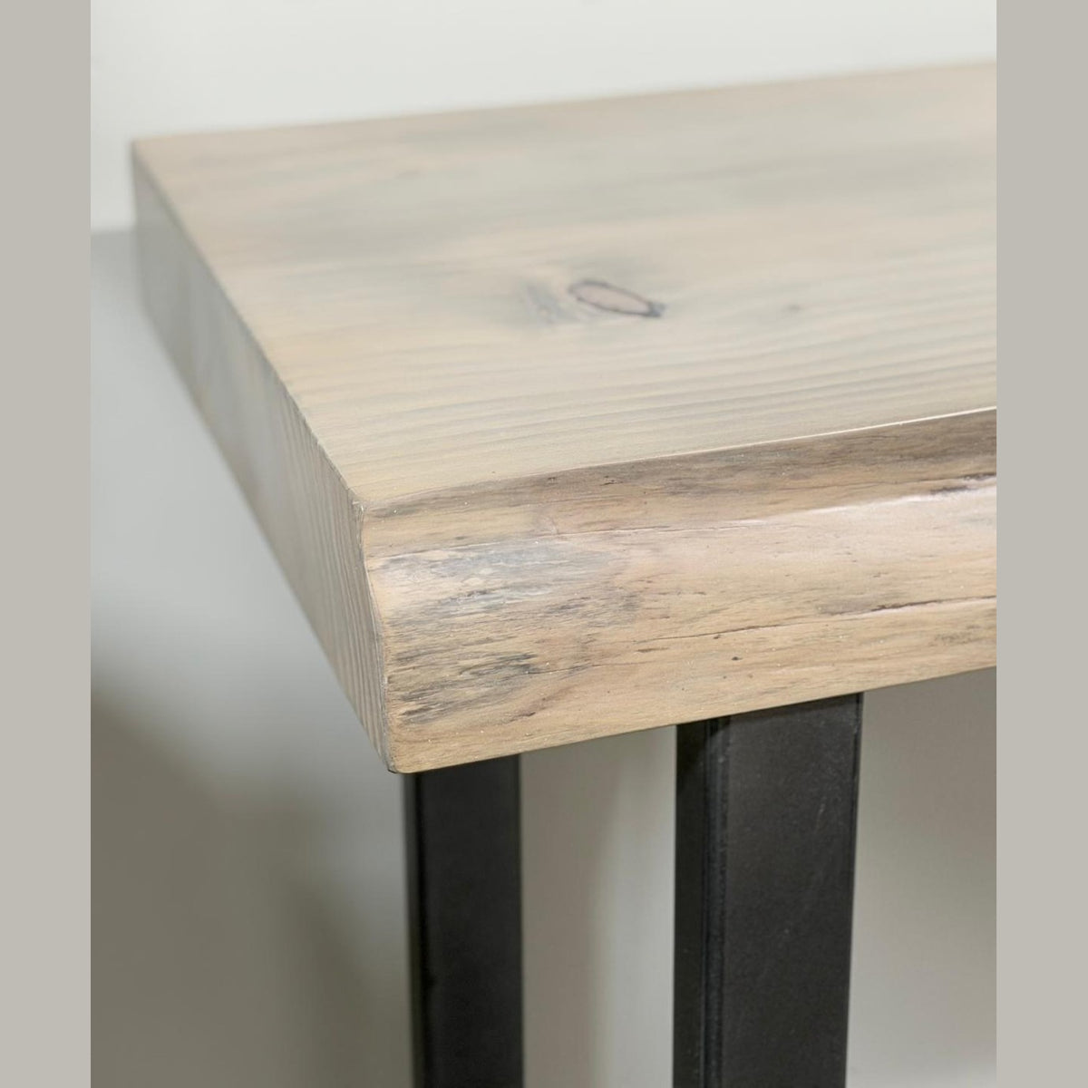 WANEY EDGE PINE CONSOLE TABLE: £450.00