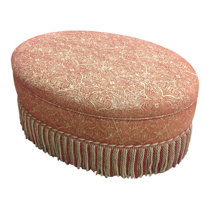 Oval pouffe