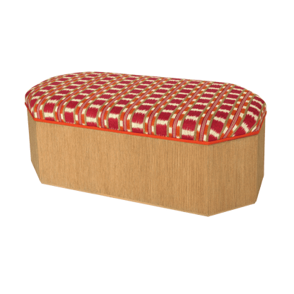 Ribbed ottoman